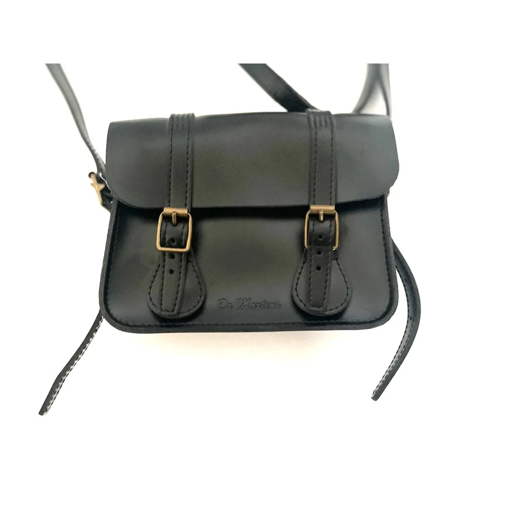 DR. MARTENS AIR WAIR BLACK LEATHER CROSSBODY, EXCELLENT CONDITION